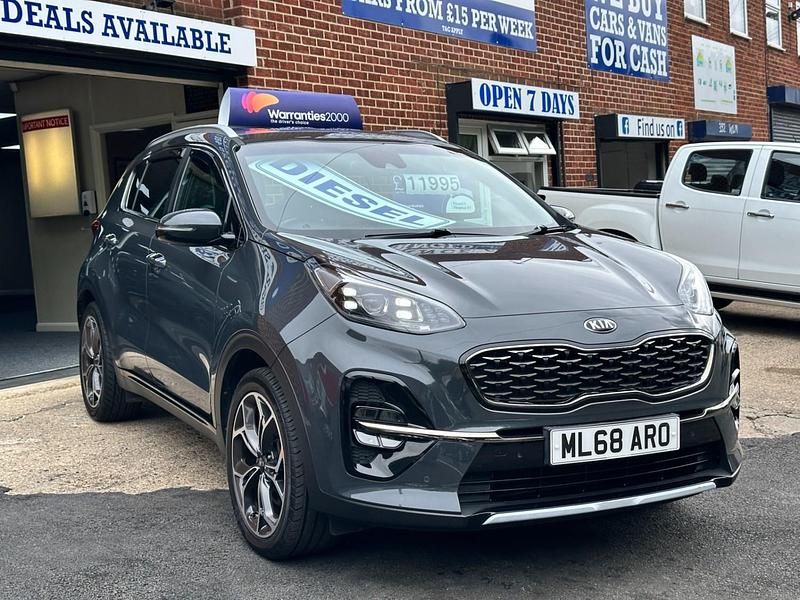 Grey Used 2018 Kia Sportage GT-Line SUV | £10,995 (A bit pricey) - Image 1/4