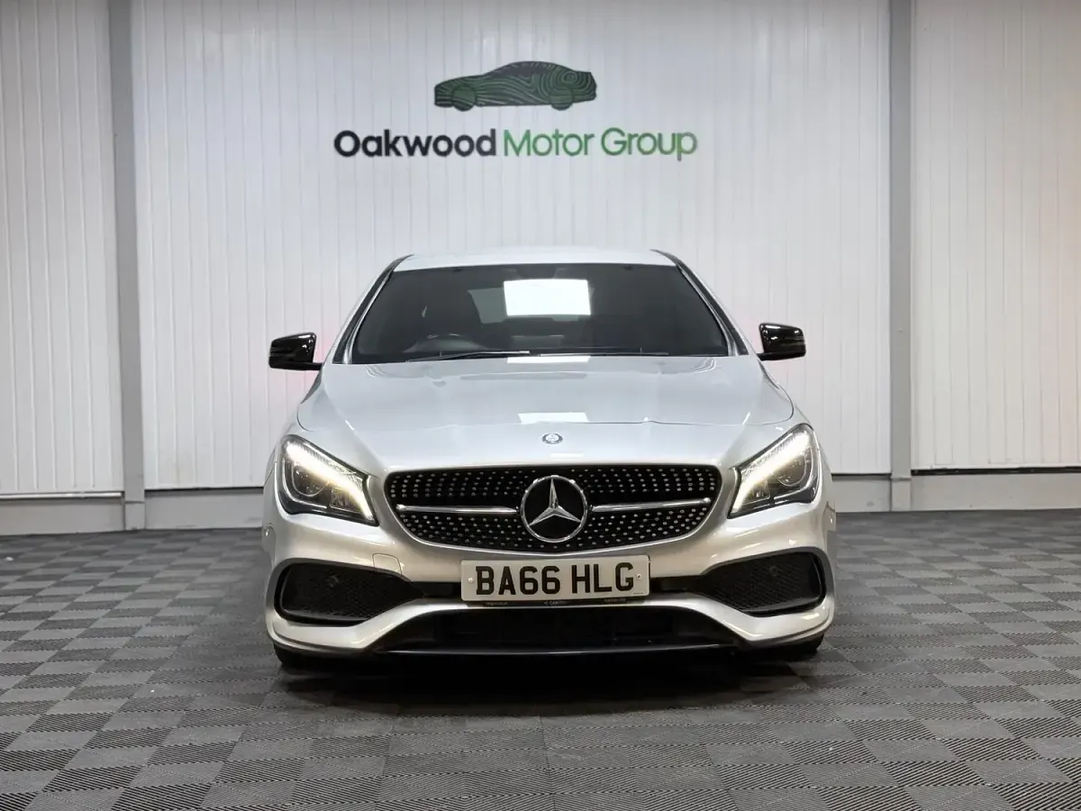 Used Mercedes CLA220 AMG line 177 HP (130 kW) 2017 Silver Sedan
