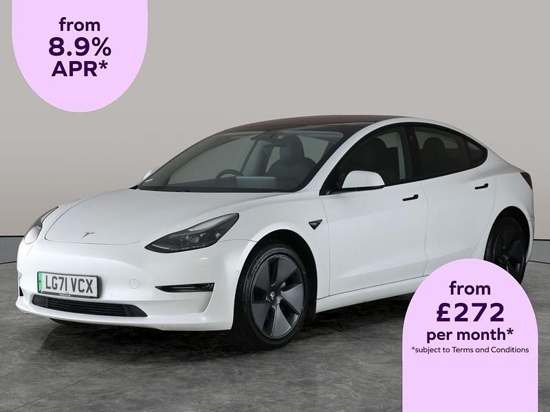 White Used 2021 Tesla Model 3 Long Range AWD Sedan | £18,146 (Fair price) - Image 1/2