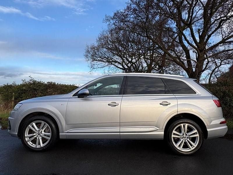 Used Audi Q7 S-Line 218 HP (160 kW) 2018 Silver SUV