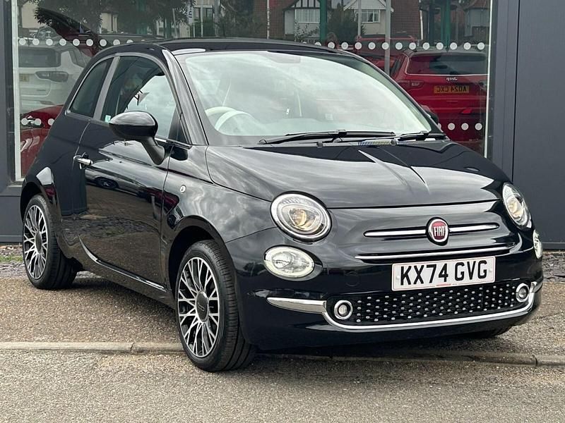 Black New 2024 Fiat 500 Hatchback | £16,998 (Expensive) - Image 1/4