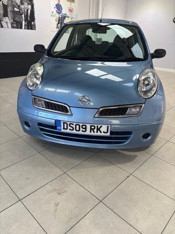 Blue Used 2009 Nissan Micra Visia Hatchback | £3,250 (A bit pricey) - Image 1/4