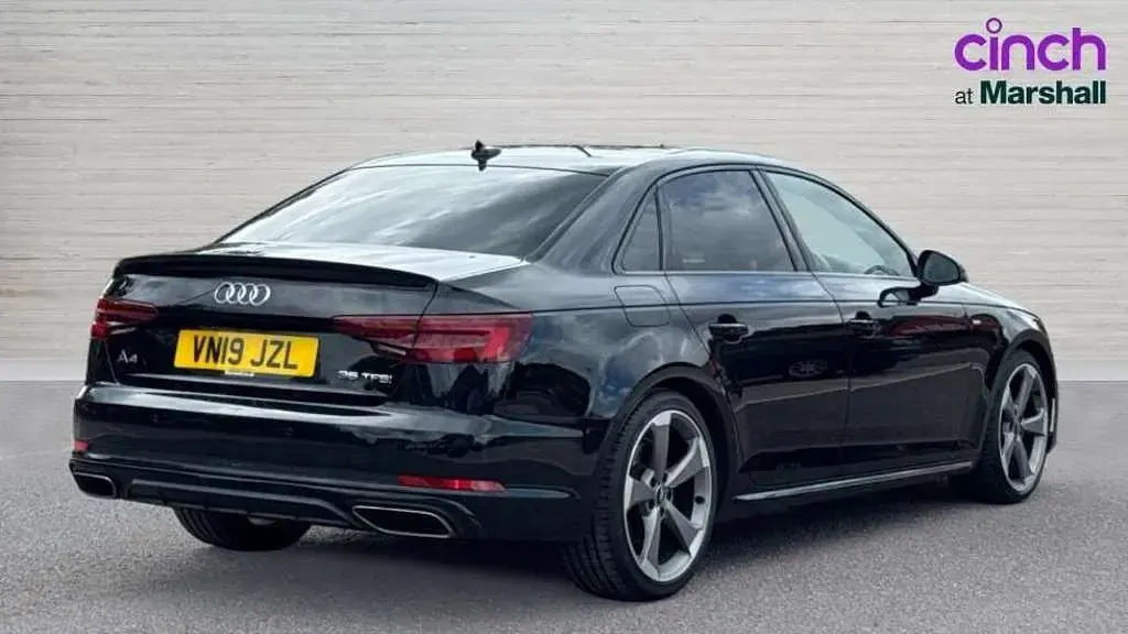 Used Audi A4 Black Edition 150 HP (110 kW) 2019 Black Sedan