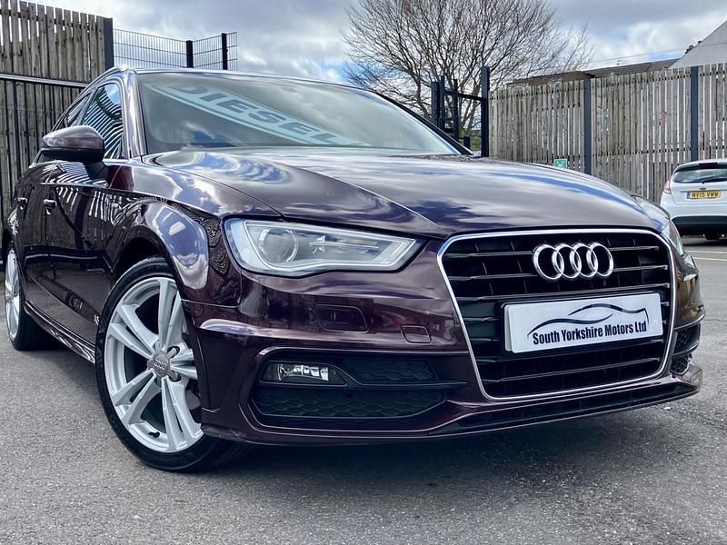 Used Audi A3 S-Line 2014 Red Hatchback