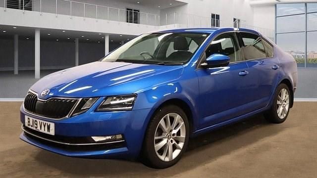 Used Skoda Octavia SE L 150 HP (110 kW) 2019 Blue Hatchback