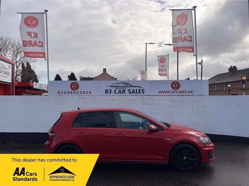 Used VW Golf VII GTD 184 HP (135 kW) 2016 Red Hatchback