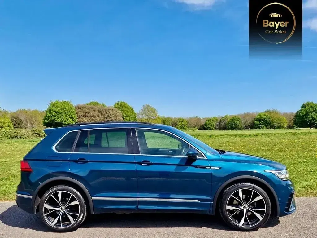 Used VW Tiguan R-line 150 HP (110 kW) 2021 Blue SUV