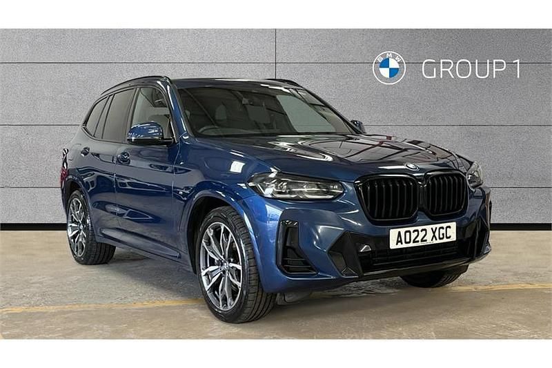 Blue Used 2022 BMW X3 M Sport SUV | £33,990 (Fair price) - Image 1/4