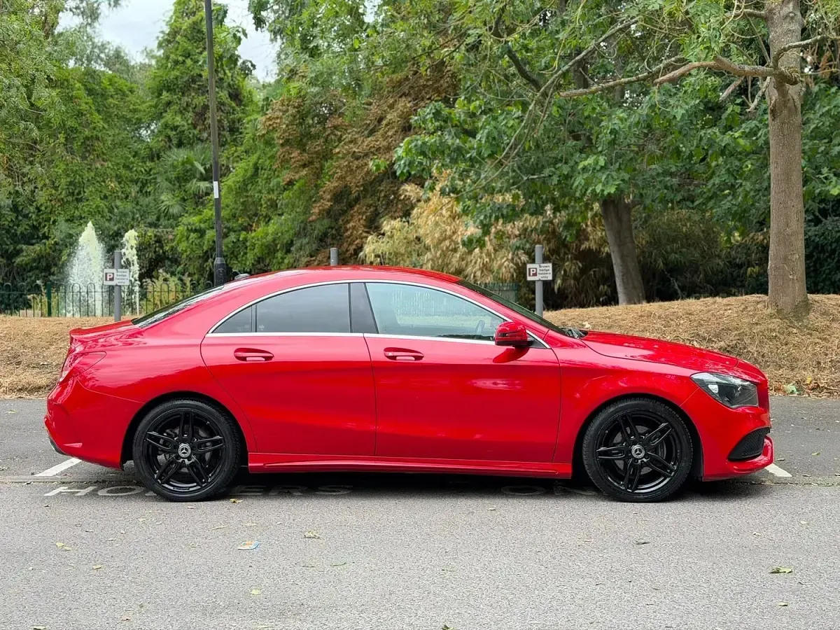 Used Mercedes CLA180 AMG line 2018 Red Coupe