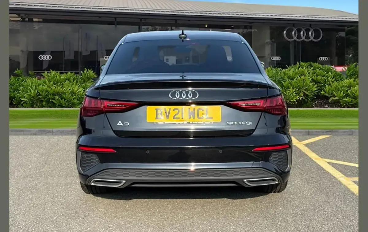 Used Audi A3 S-Line 110 HP (80 kW) 2021 Black Sedan