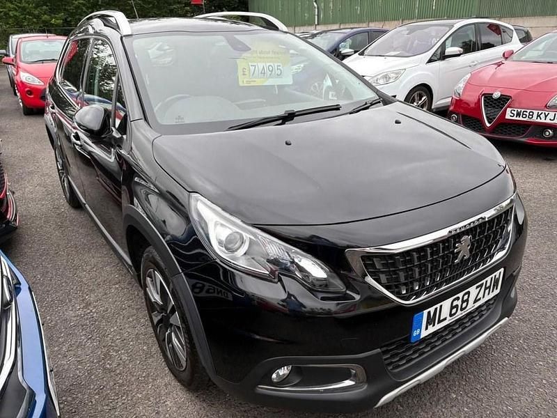 Black Used 2018 Peugeot 2008 Allure SUV | £7,290 (Fair price) - Image 1/4