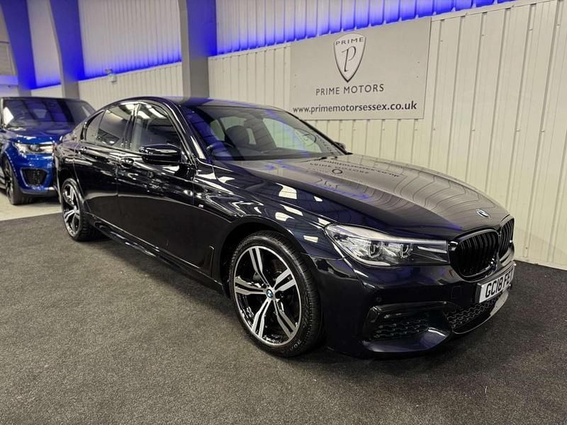 Black Used 2018 BMW 730 M Sport Sedan | £18,489 (Fair price) - Image 1/3