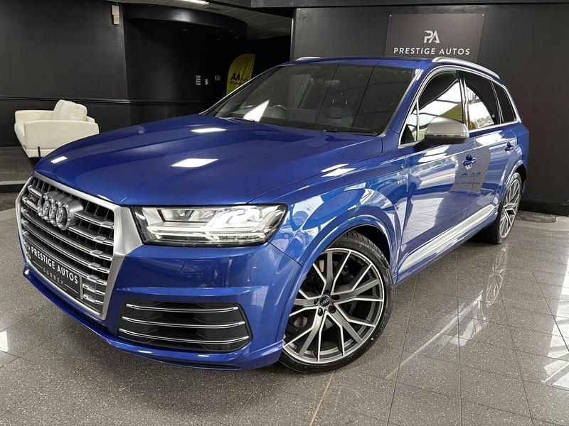 Blue Used 2017 Audi SQ7 Business SUV | £35,995 (Fair price) - Image 1/4
