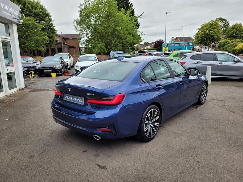 Used BMW 318 2021 Blue Sedan
