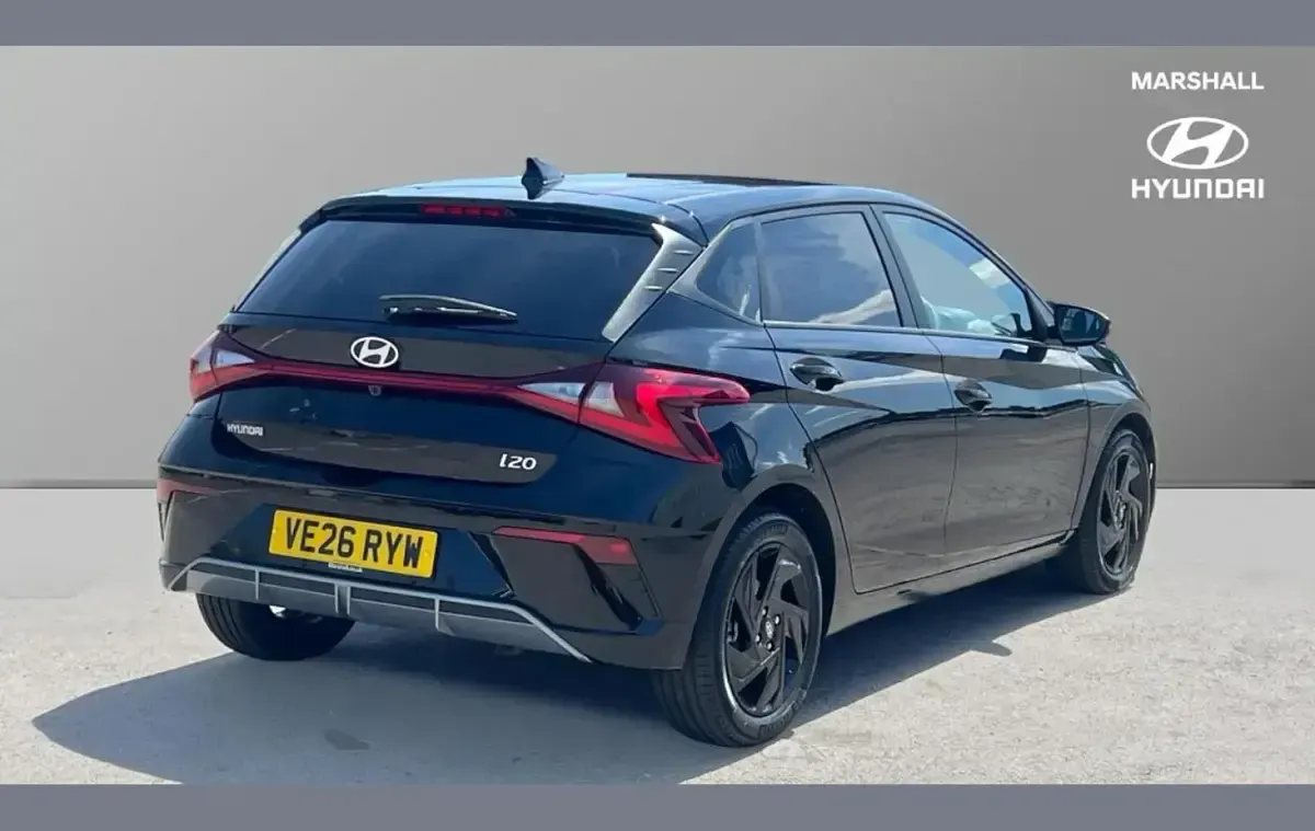 New Hyundai i20 Blackline 90 HP (66 kW) 2026 Phantom black Hatchback