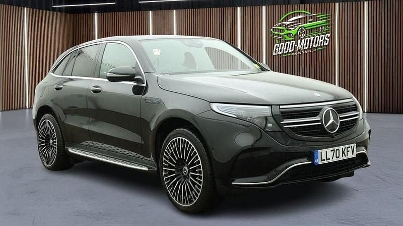 Used Mercedes EQC400 AMG line 300 kW (408 HP) 2020 Black SUV