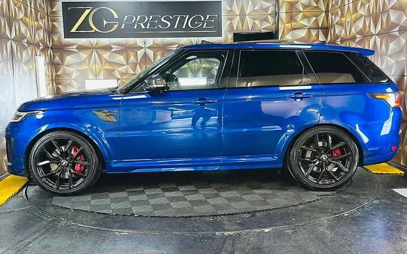 Used Land Rover Range Rover Sport SVR 575 HP (422 kW) 2019 Blue SUV