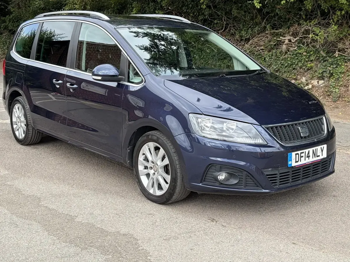Used Seat Alhambra Ecomotive 138 HP (101 kW) 2014 Blue MPV