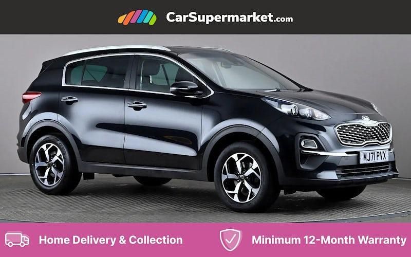 Black Used 2021 Kia Sportage 2 SUV | £15,676 (Fair price) - Image 1/4