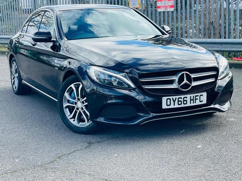 Used Mercedes C350e 2016 Black Sedan
