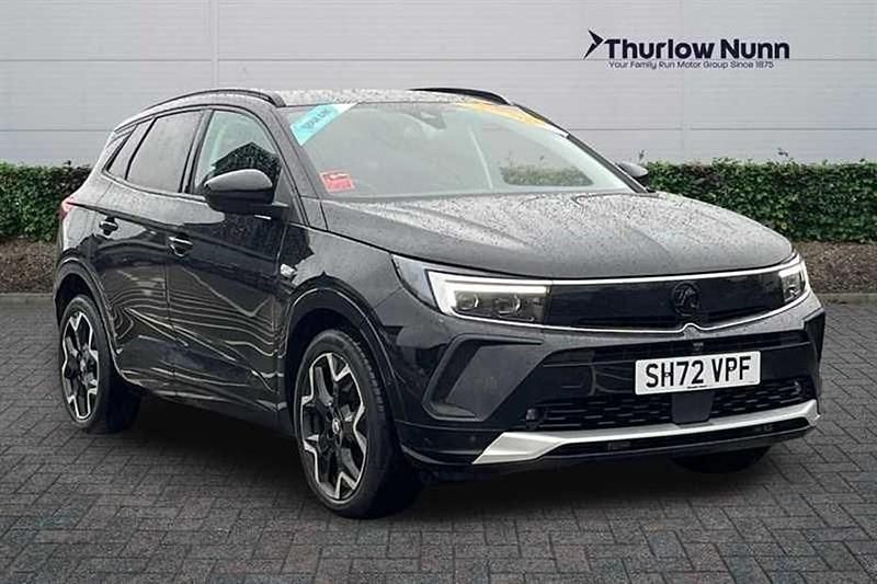 Used Vauxhall Grandland X Ultimate 130 HP (95 kW) 2022 Black SUV