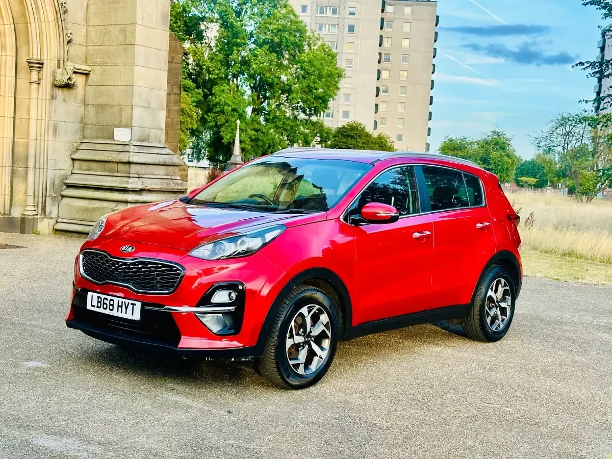 Used Kia Sportage 136 HP (100 kW) 2019 Red SUV