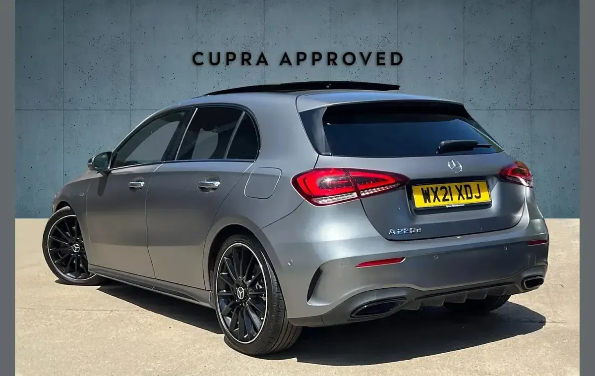 Used Mercedes A220 Exclusive 187 HP (137 kW) 2021 Grey Hatchback