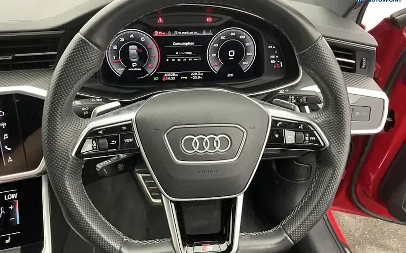 Used Audi A6 Black Edition 340 HP (250 kW) 2021 Red Sedan