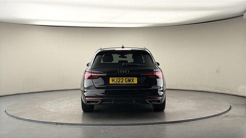 Used Audi A4 Black Edition 150 HP (110 kW) 2022 Mythos black metallic/mythos black metallic Estate