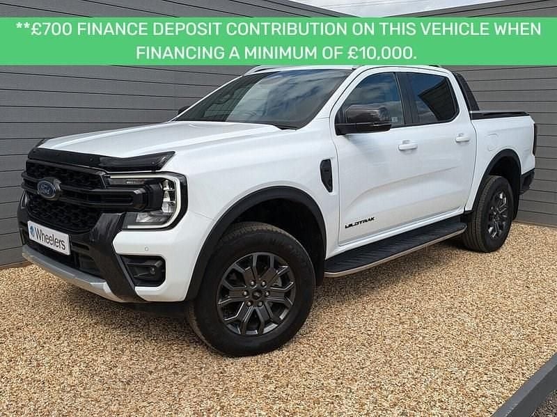 Frozen white (solid paint) Used 2023 Ford Ranger Wildtrack Pickup | £31,990 (Super price) - Image 1/4