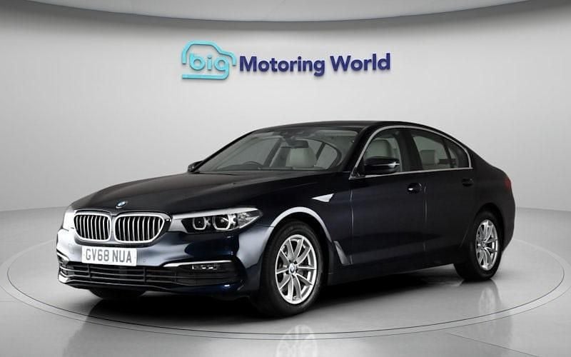 Used BMW 520 190 HP (139 kW) 2018 Blue Sedan