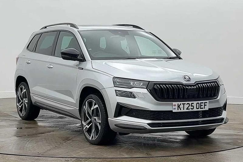 New Skoda Karoq SportLine 150 HP (110 kW) 2025 Brilliant silver metallic SUV