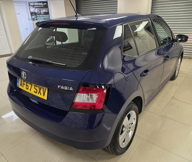 Used Skoda Fabia SE 95 HP (69 kW) 2017 Blue Hatchback