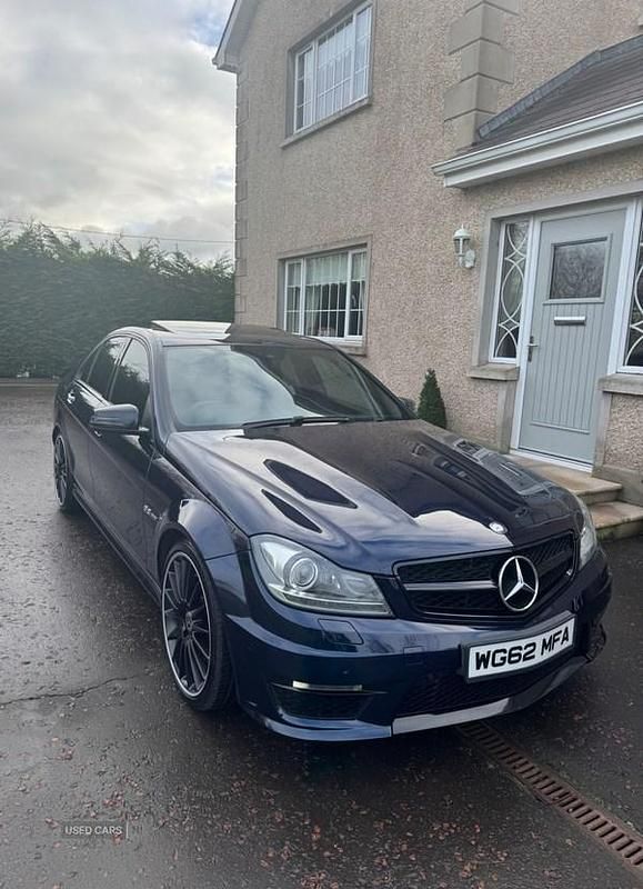Blue Used 2012 Mercedes C63 AMG Sedan | £17,950 (A bit pricey) - Image 1/4