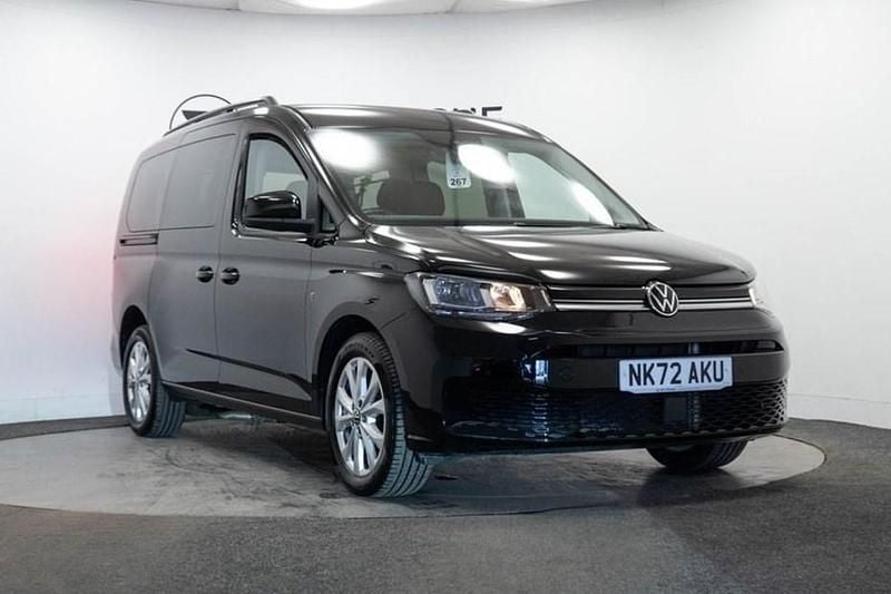 Black Used 2022 VW Caddy Maxi S MPV | £21,499 (Good price) - Image 1/1