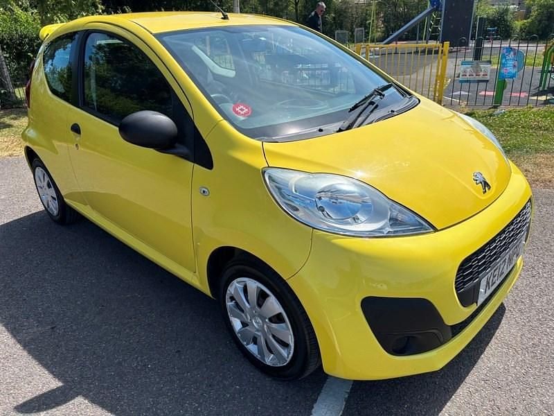 Yellow Used 2012 Peugeot 107 Access Hatchback | £2,990 (Fair price) - Image 1/3
