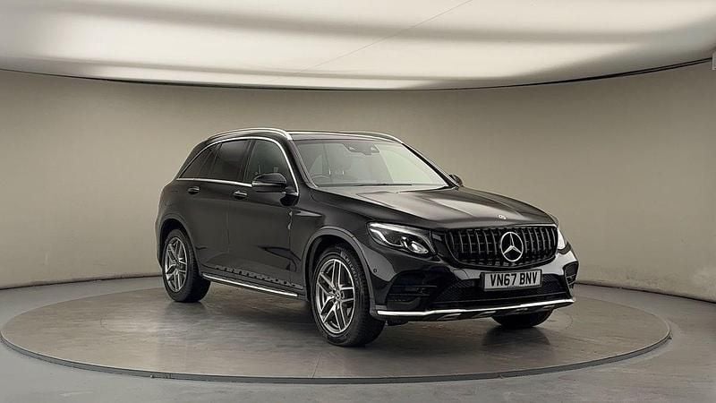 Obsidian black Used 2017 Mercedes GLC220 AMG line SUV | £18,800 (Fair price) - Image 1/4