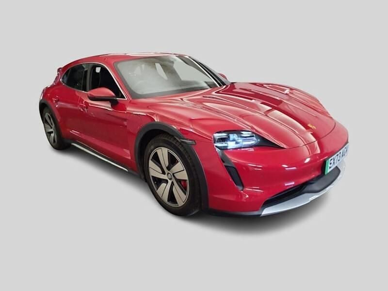 Red Used 2023 Porsche Taycan Performance Package Sedan | £59,995 (A bit pricey) - Image 1/2