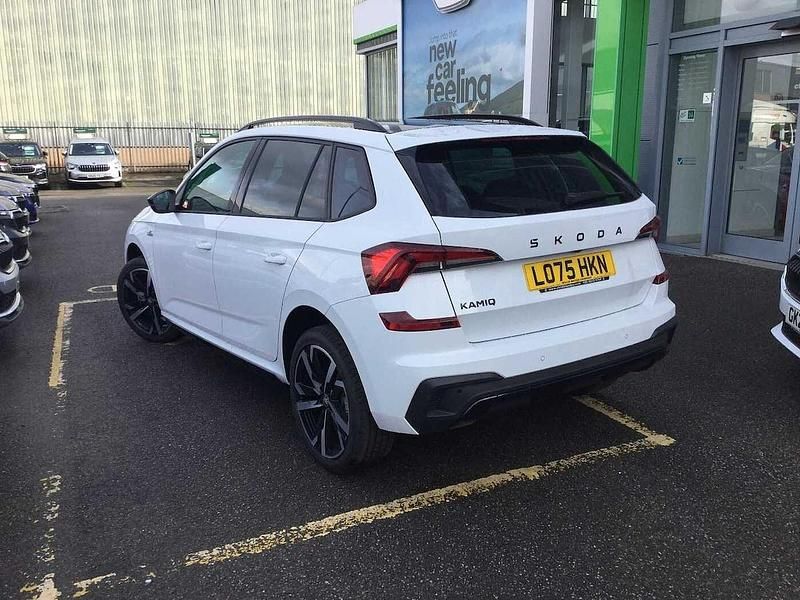 New Skoda Kamiq Monte Carlo 85 HP (62 kW) 2026 Moon white metallic SUV