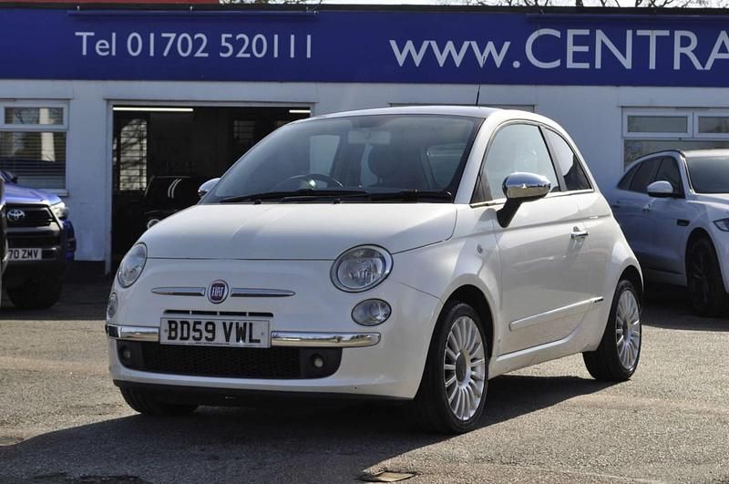 Used Fiat 500 Sport 69 HP (50 kW) 2009 White Cabriolet