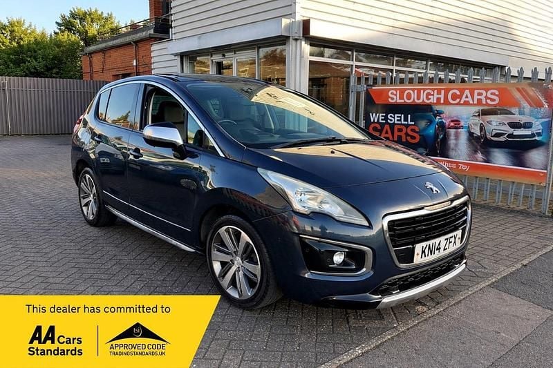 Blue Used 2014 Peugeot 3008 Allure Hatchback | £2,495 (Good price) - Image 1/4