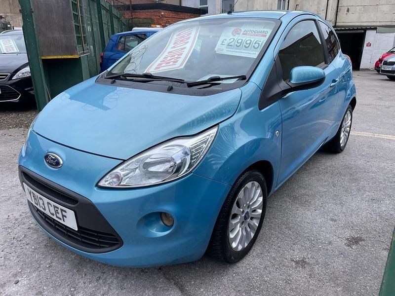 Used Ford Ka Zetec 2013 Blue Hatchback
