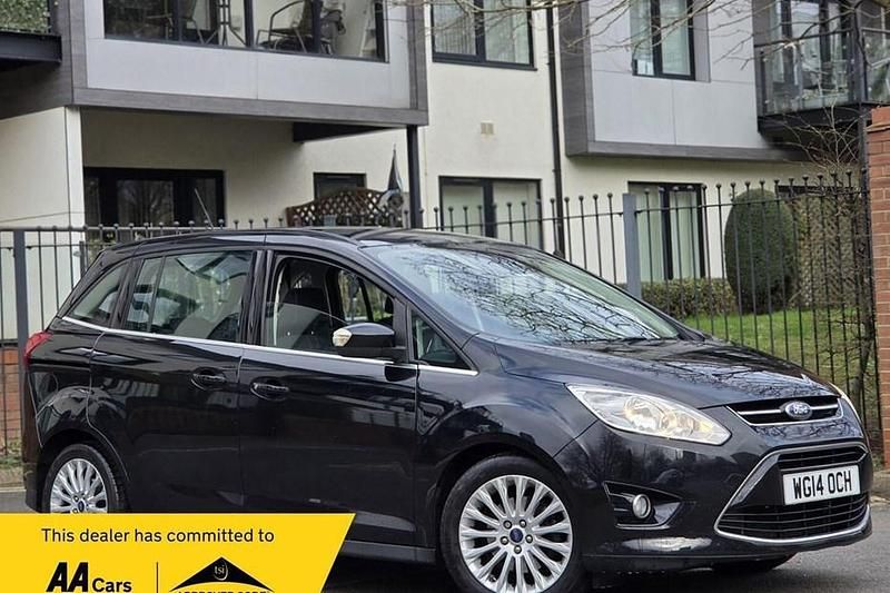 Used Ford Grand C-Max Titanium 115 HP (84 kW) 2014 Black MPV