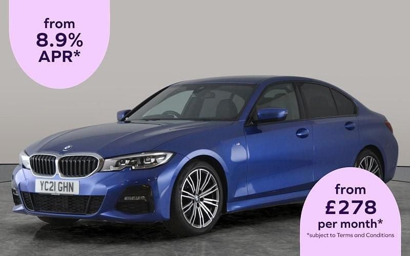 Blue Used 2021 BMW 320 M Sport Sedan | £19,567 (Good price) - Image 1/2