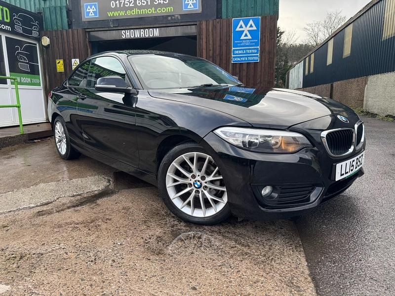 Used BMW 218 Advantage 2015 Black Coupe
