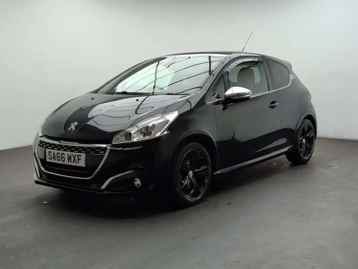 Used Peugeot 208 Prestige 208 HP (152 kW) 2016 Black Hatchback