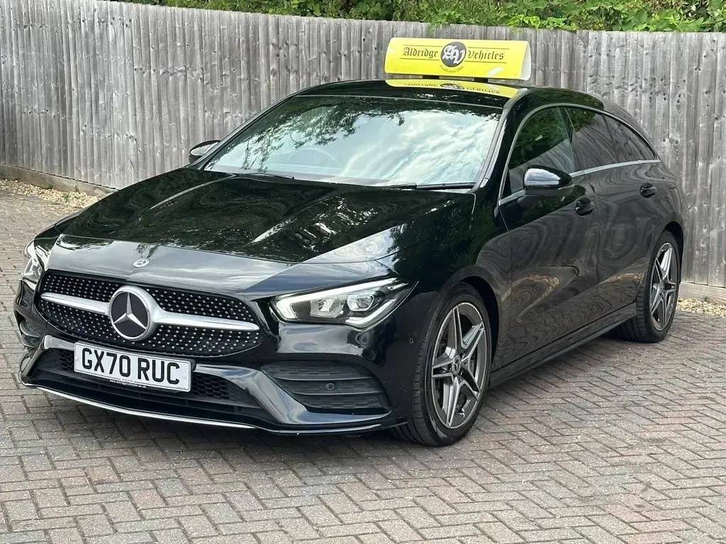 Used Mercedes CLA200 Shooting Brake AMG line 2020 Black Estate