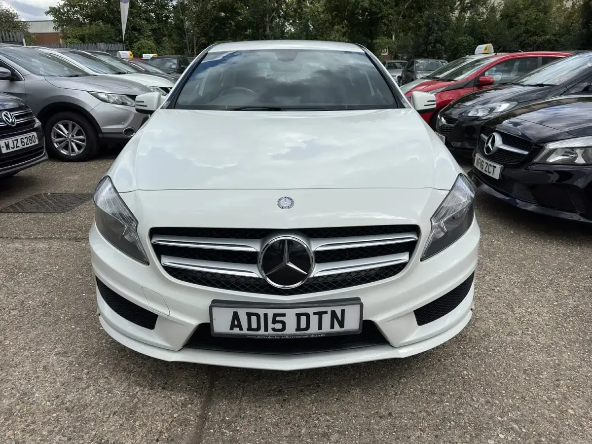 Used Mercedes A200 AMG 134 HP (98 kW) 2015 White Hatchback