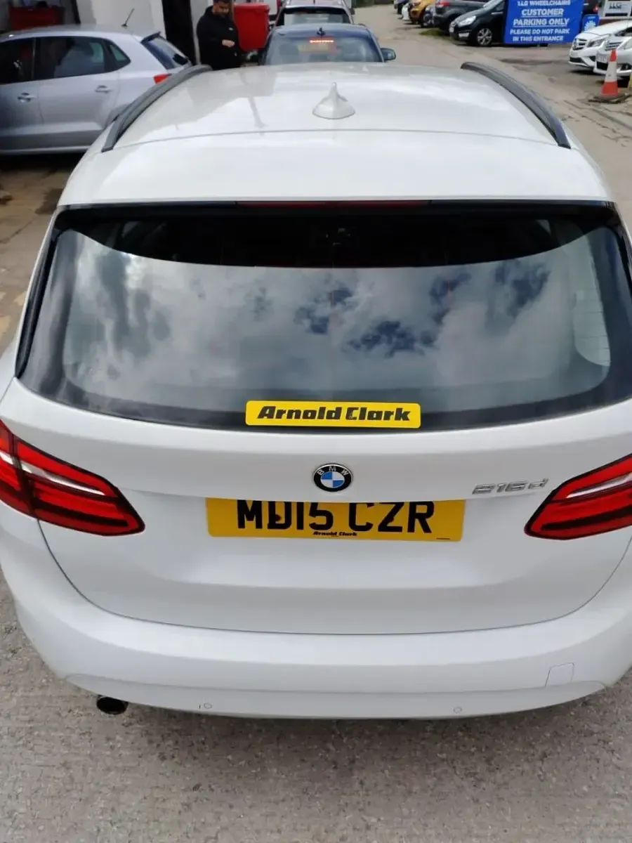 Used BMW 216 Active Tourer Performance 116 HP (85 kW) 2015 White MPV