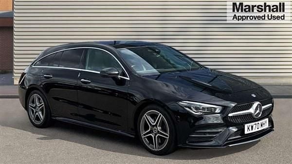 Black Used 2021 Mercedes CLA220 AMG Line Premium Plus Sedan | £21,225 (Good price) - Image 1/4